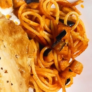 フライパン一つで！夏野菜のスパゲティー